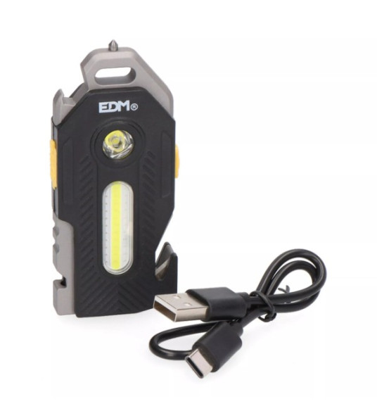 TITAN 6-IN-1 RECHARGEABLE SURVIVAL FLASHLIGHT