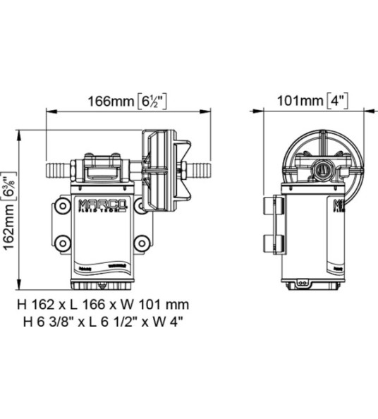 DIESEL TRANSFER GEAR PUMP 14 UP3-12V