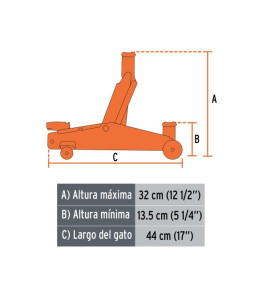 TROLLEY JACK 2 TON TRUPER