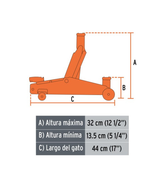 TROLLEY JACK 2 TON TRUPER