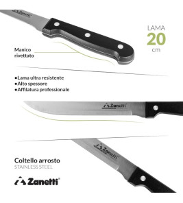 ZANETTI CLASSIC CARVING KNIFE 20CM 071503