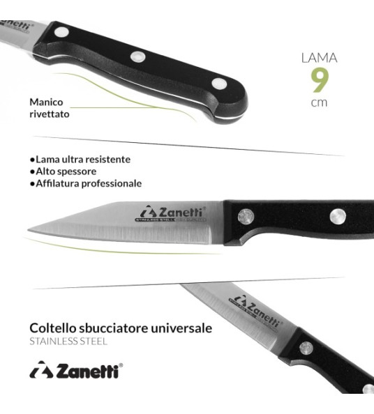 ZANETTI CLASSIC PARING KNIFE 9CM 071505