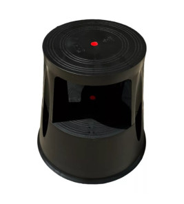 BLACK MOBILE STABLE STOOL PLABELL