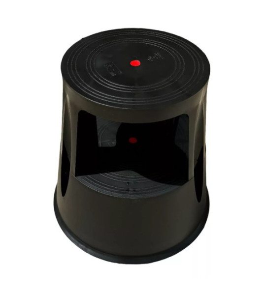 BLACK MOBILE STABLE STOOL PLABELL