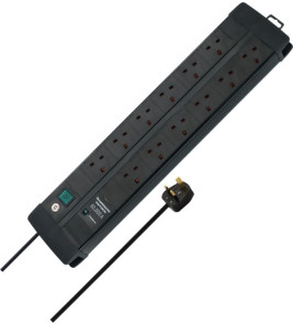 EXTENSION LEAD 12G 3M 13A+SURGE PROTECTION