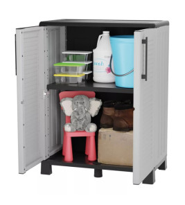 LOW CABINET FAMILY LINE LIGHT GREY 68X37X90CM