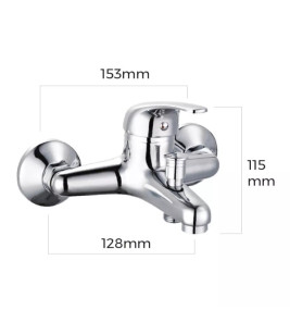 BATH MIXER SINGLE LEVER 01162 EDM