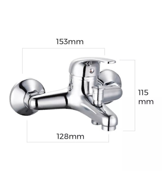 BATH MIXER SINGLE LEVER 01162 EDM