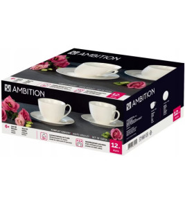 AURA 12PC TEA SET 220ML