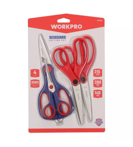 4PC SCISSOR SET WORKPO