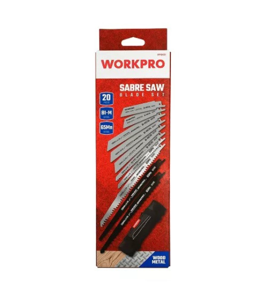 20PC RECIPROCATING SAW BLADES
