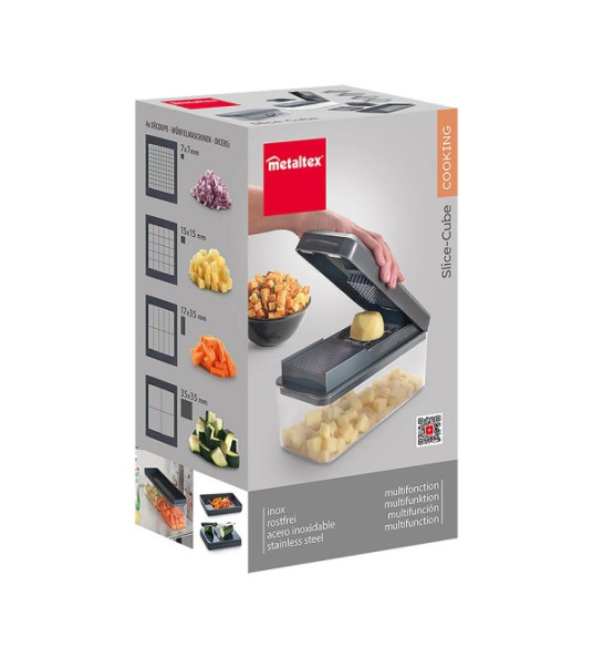 VEGETABLE CUTTER  SLICER & GRATER METALTEX