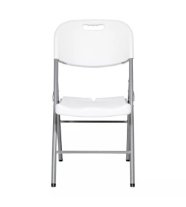 WHITE FOLDING CHAIR 86X47X54CM