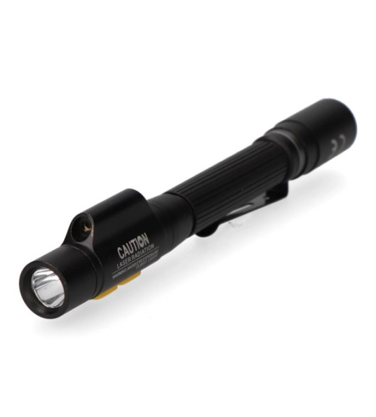 RECHARGEABLE TORCH & LASER 250LM