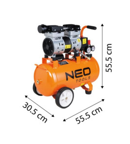 NEO 24L SILENT OILESS COMPRESSOR 12K021