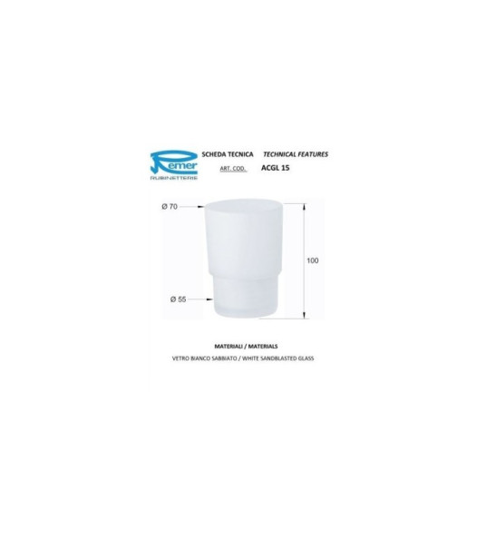 SPARE GLASS FOR TUMBLER HOLDER