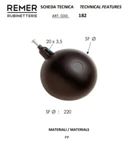 BALL FLOAT SLIDING 220MM