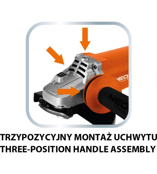 NEO ANGLE GRINDER 230MM 3000W 04-715