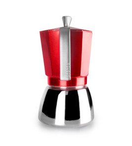 IBILI ELBA RED 12-CUP INDUCTION COFFEE MAKER