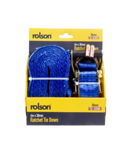 RATCHET TIE DOWN 6M 38MM 1500KG ROLSON