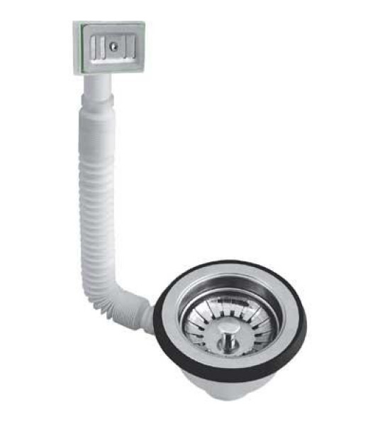 BASKET WASTEPLUG WITH OVERFLOW