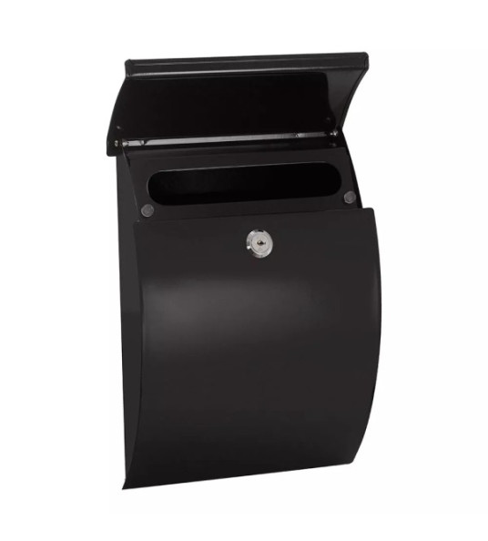 ARREGUI GALAN STEEL LETTER BOX BLACK