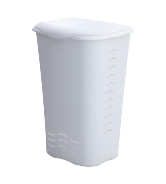 LAUNDRY BIN 70L WHITE PLASTIKEN