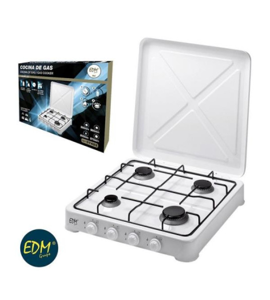 GAS COOKER  4 BURNERS ENAMEL