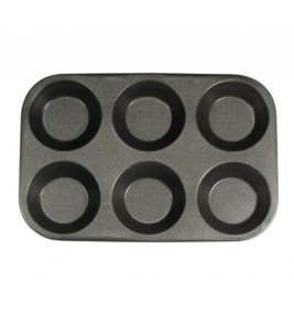 MUFFIN PAN 6-CUP 18X26X3CM