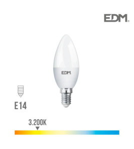 CANDLE LAMP LED E14 5W 3200K WARM 400LM
