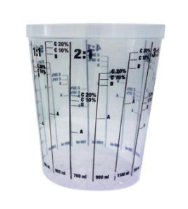 PLASTIC MIXING CUP 650ML