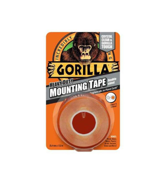 GORILLA CLEAR MOUNTING TAPE 1.52M