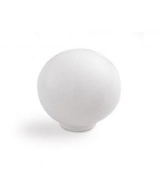 KNOB 28MM POLIDUR WHITE 5002