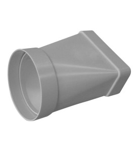 STRAIGHT ADAPTOR 55X110MM DUCT-100MM