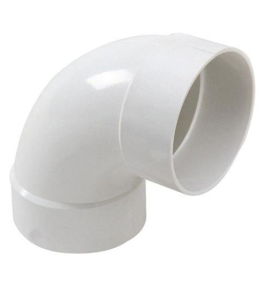 ELBOW 110MM PVC WHITE
