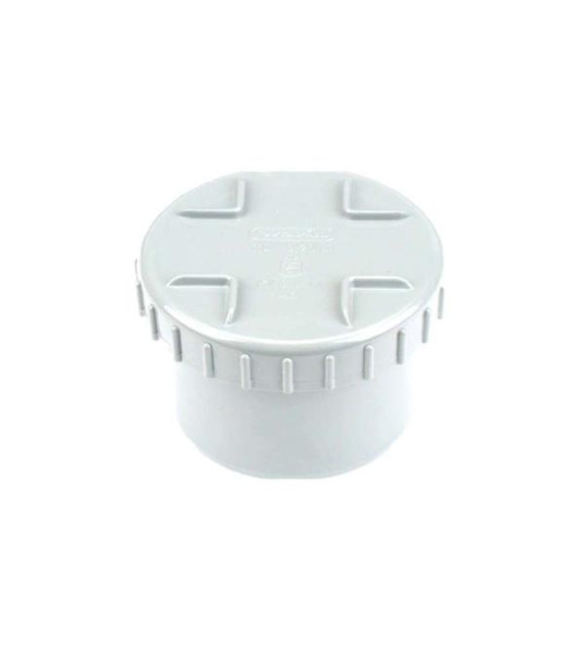 SCREW CAP 110MM PVC WHITE