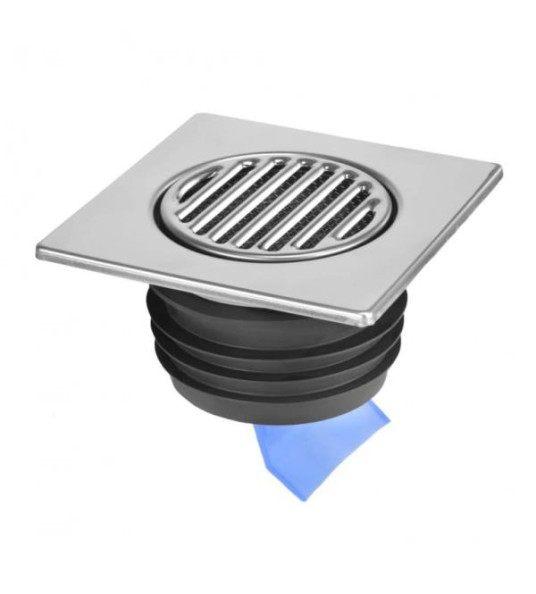 FLOOR DRAIN PUSH-IN 15X15CM