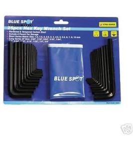 ALLEN KEYS 25PC METRIC/AF