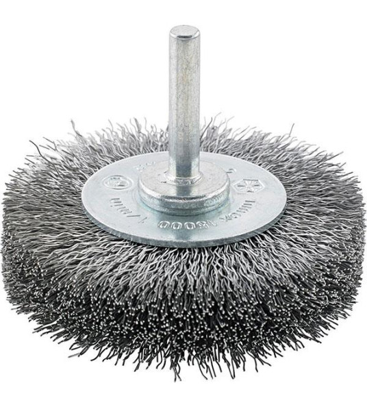WIRE BRUSH 80MM 6MM SHAFT