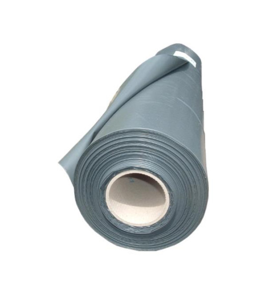 RECYCLED GREY POLYTHENE 4X25M 0.2MM