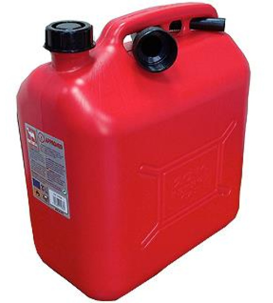 FUEL CAN 20L PLASTIC RED