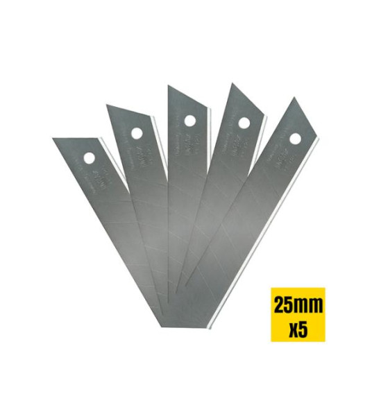 SNAP-OFF BLADES 25MM 5PCS 0-11-725