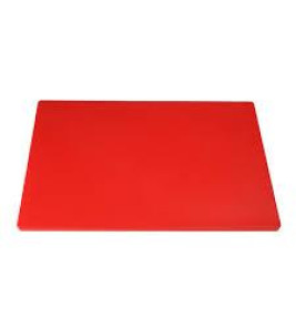 CHOPPING BOARD RED 46X30CM