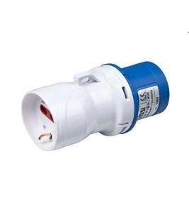 ADAPTOR 16A 2P+E TO SCHUKO