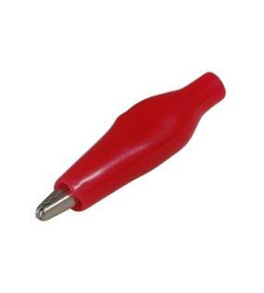 CROCODILE CLIP 63MM RED