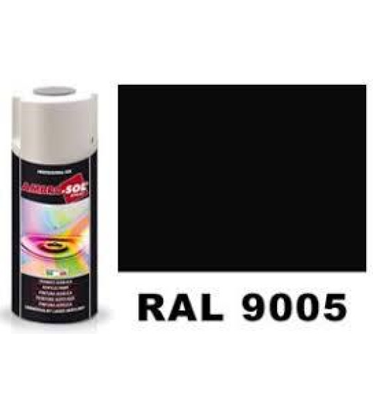 GLOSS BLACK 9005 AEROSOL 400ML AMBROSOL