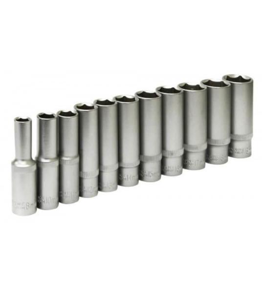 11PC 3/8`` DEEP SOCKETS 8-19MM ROLSON