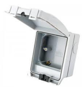IP66 1G ENCLOSURE GREY EASY SEAL