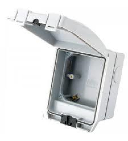 IP66 1G ENCLOSURE GREY EASY SEAL