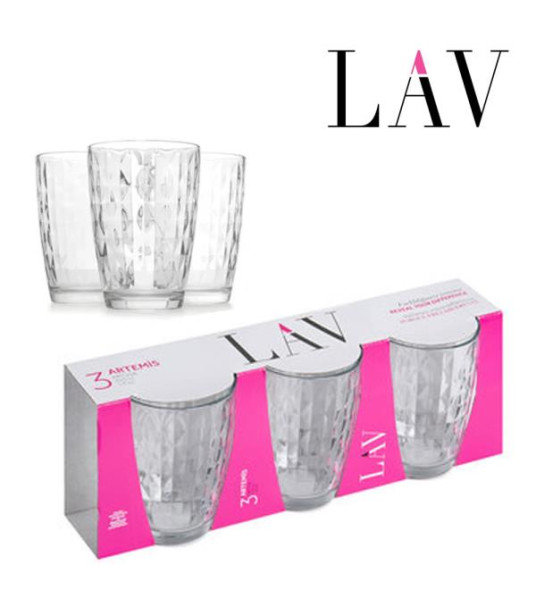 TUMBLERS 3PC 340CC ARTEMIS